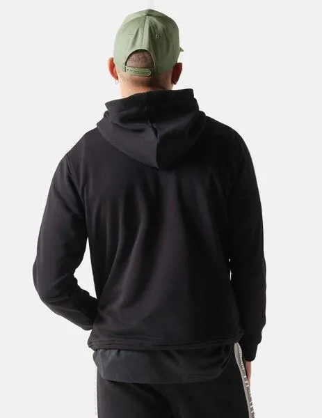 Sudadera 11 DEGREES Capucha RETRO TAPED- Black