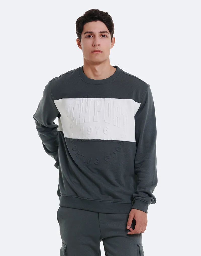 SUDADERA BICOLOR PANELES NEWPORT