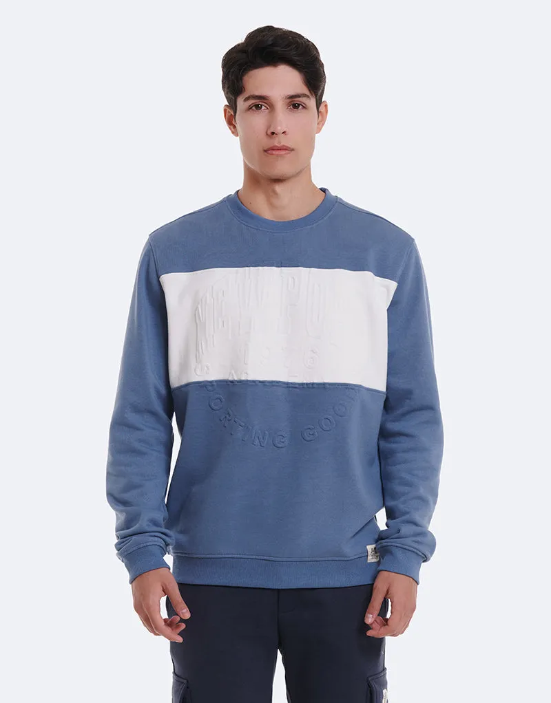 SUDADERA BICOLOR PANELES NEWPORT