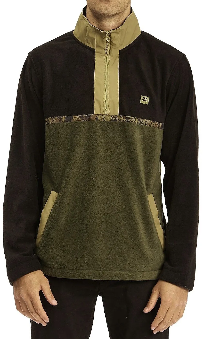 sudadera Billabong Boundary Mock Lite - Dark Olive - men´s