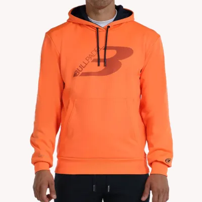 Sudadera Bullpadel Nocla Naranja Flúor