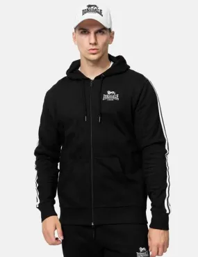 Sudadera Capucha Abierta LONSDALE BALNAKEIL - Black/White