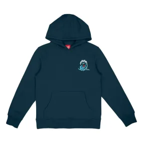 Sudadera con capucha Santa Cruz Screaming Wave Youth Tidal Teal