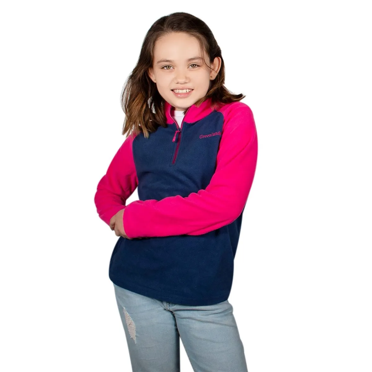 Sudadera Fleece Con Mangas Niña