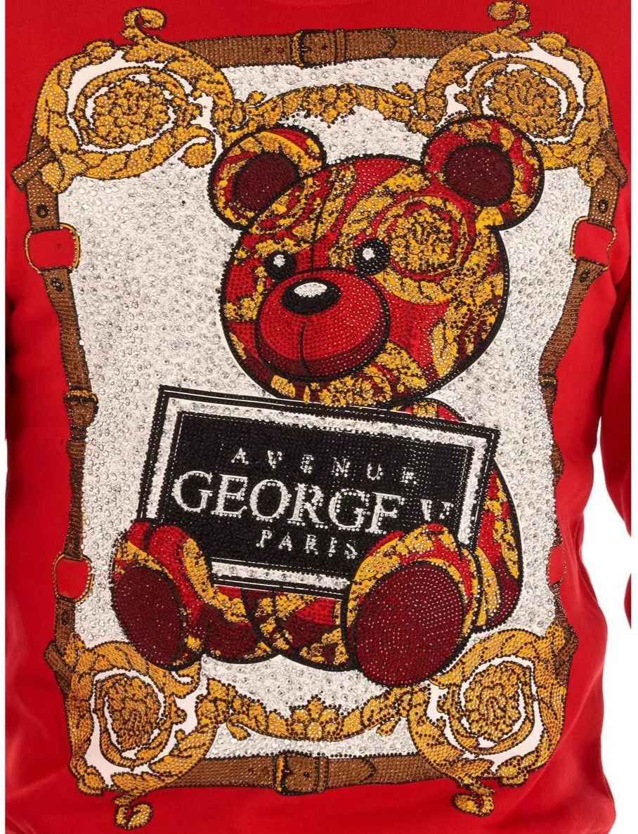 Sudadera GEORGE V - GV2324 RED/RED