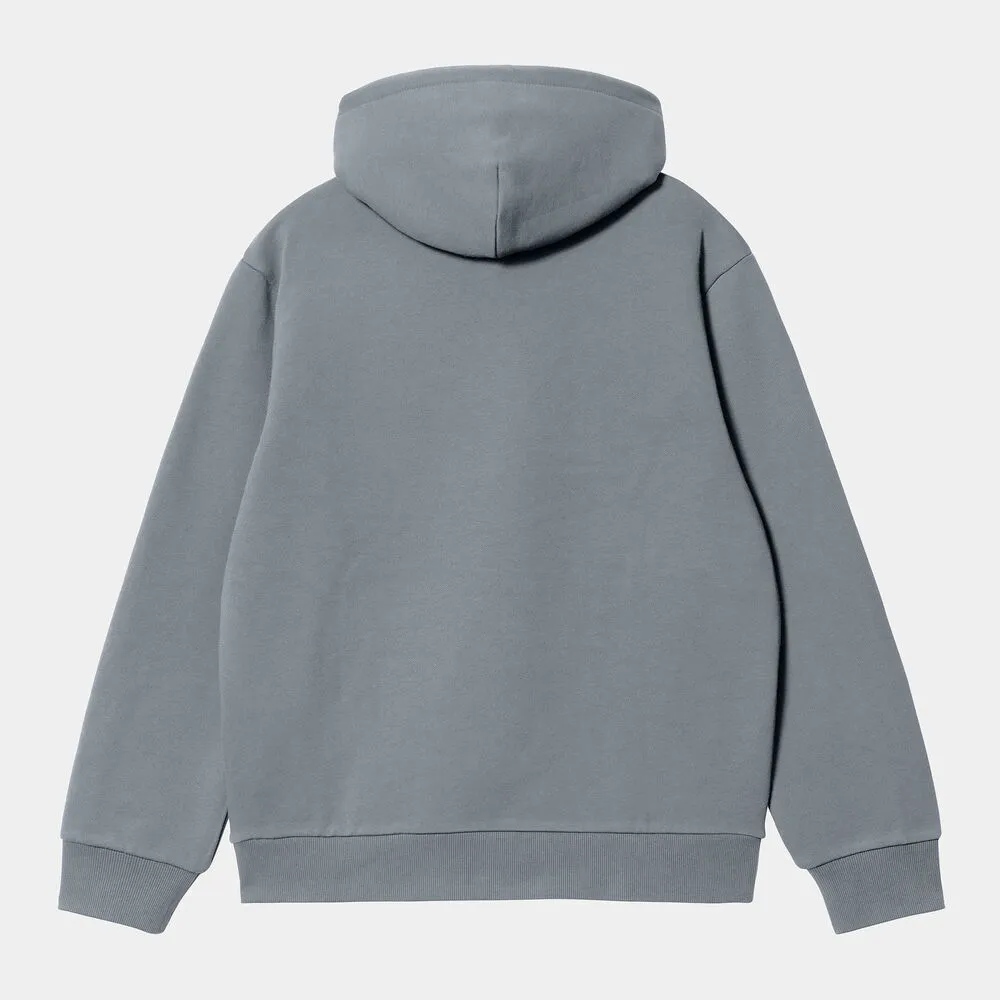 Sudadera Gris Carhartt con capucha Hooded Sweat Dove Grey XS