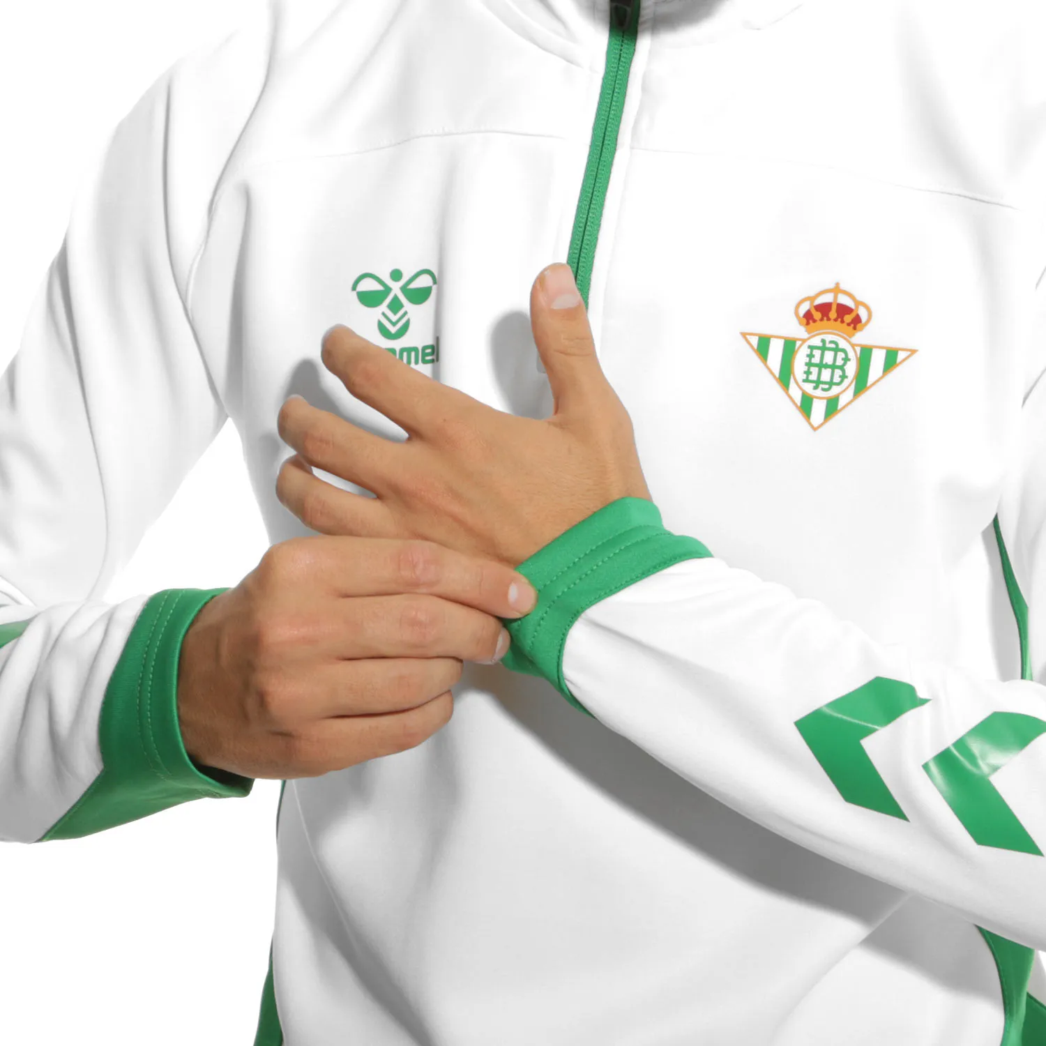 Sudadera Hummel Real Betis calentamiento