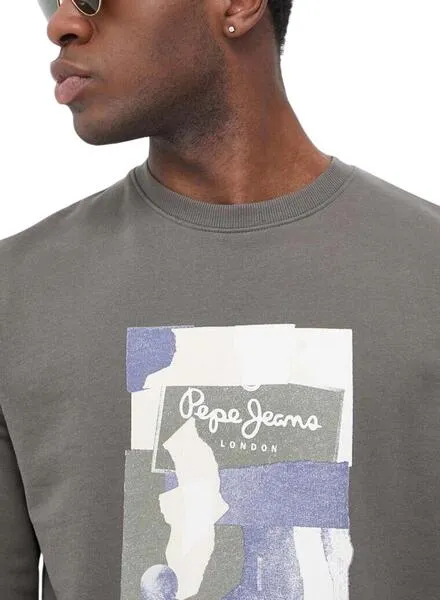 Sudadera Pepe Jeans Oldwive Gris para Hombre