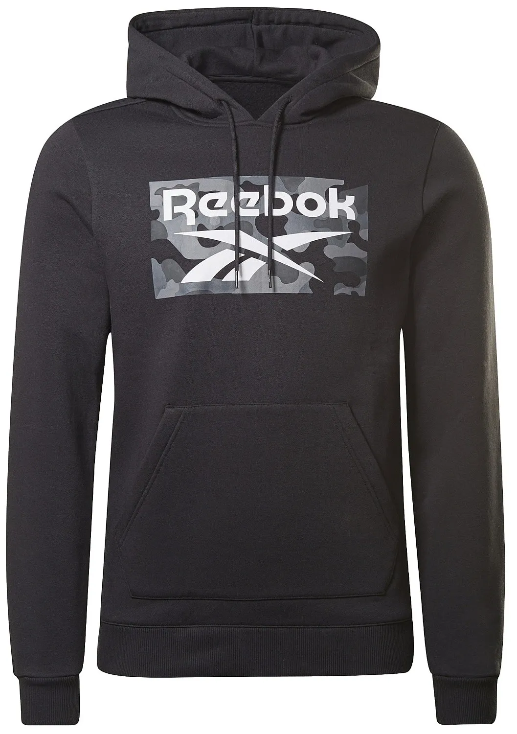 sudadera Reebok Performance Camo Hoodie - Black - men´s