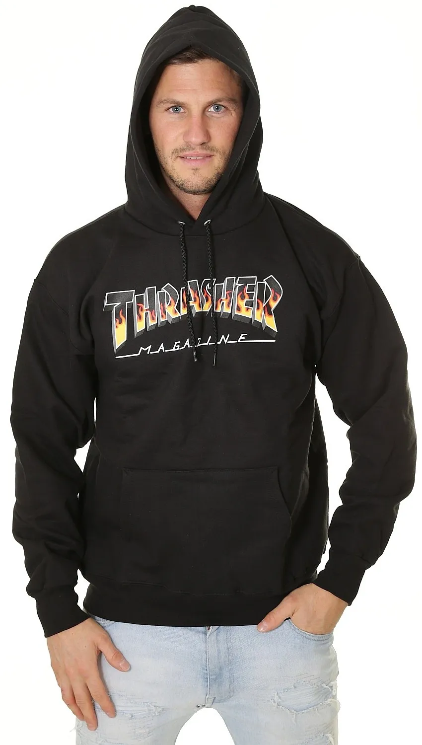 sudadera Thrasher BBQ Redux Hood - Black - men´s