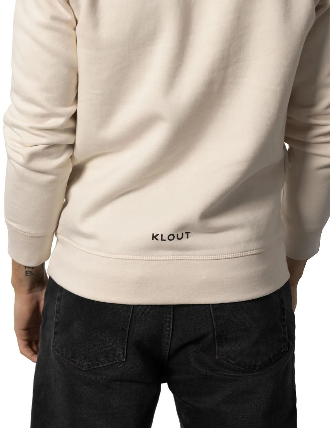 Sudadera Unisex Klout Puzzle Beige