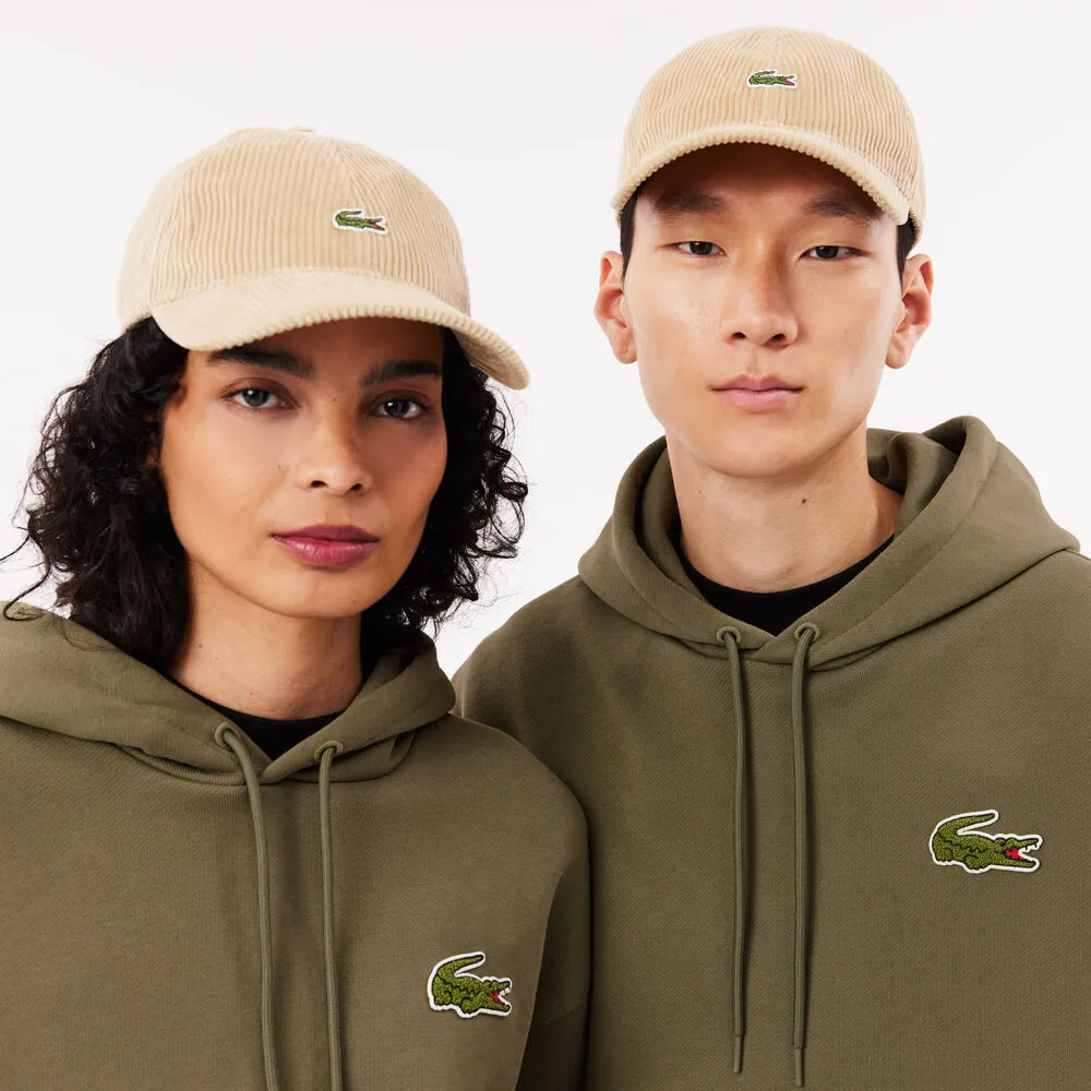 Sudadera Verde Lacoste con Capucha de Corte Holgado M