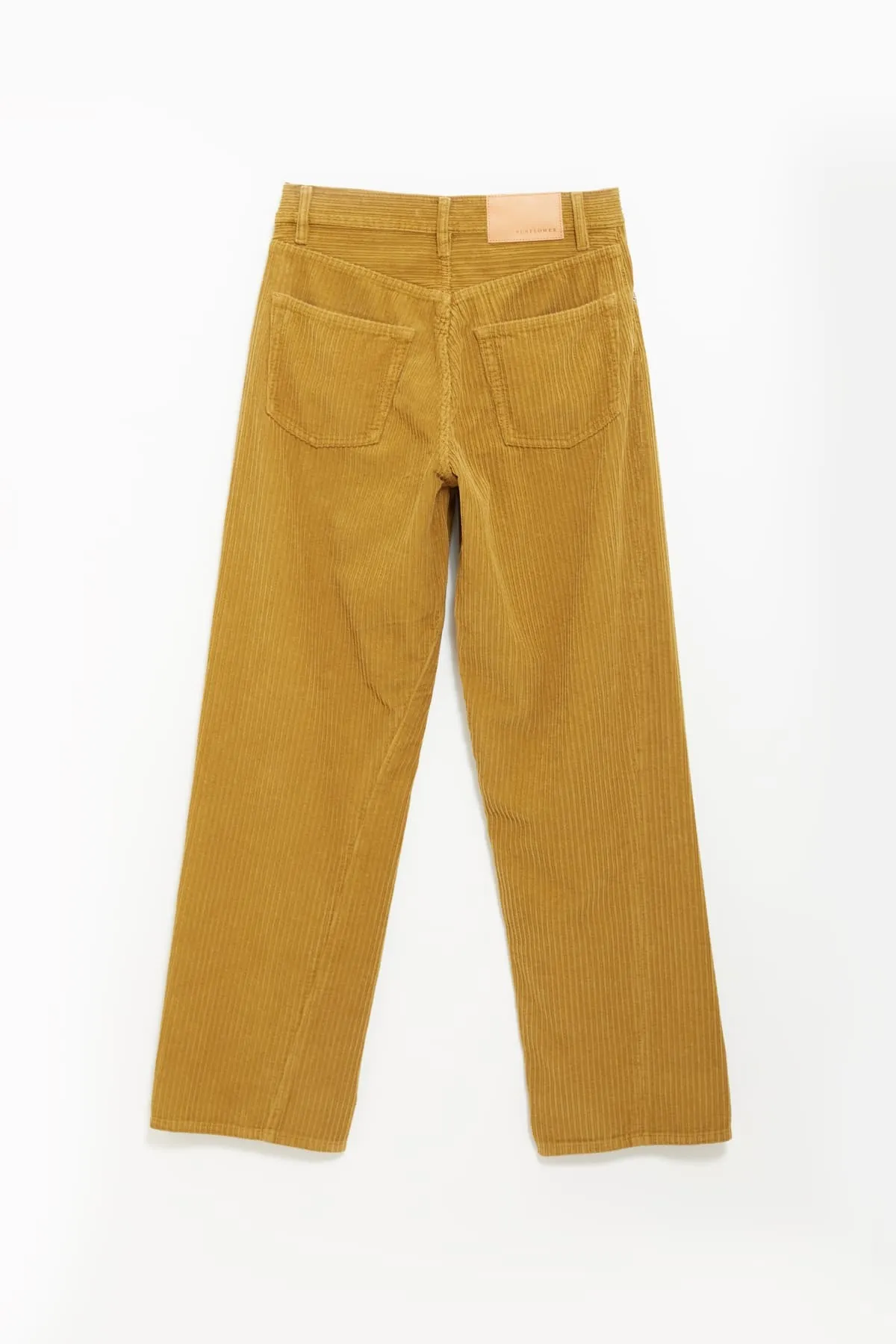 SUNFLOWER OCHRE WIDE TWIST CORD TROUSER