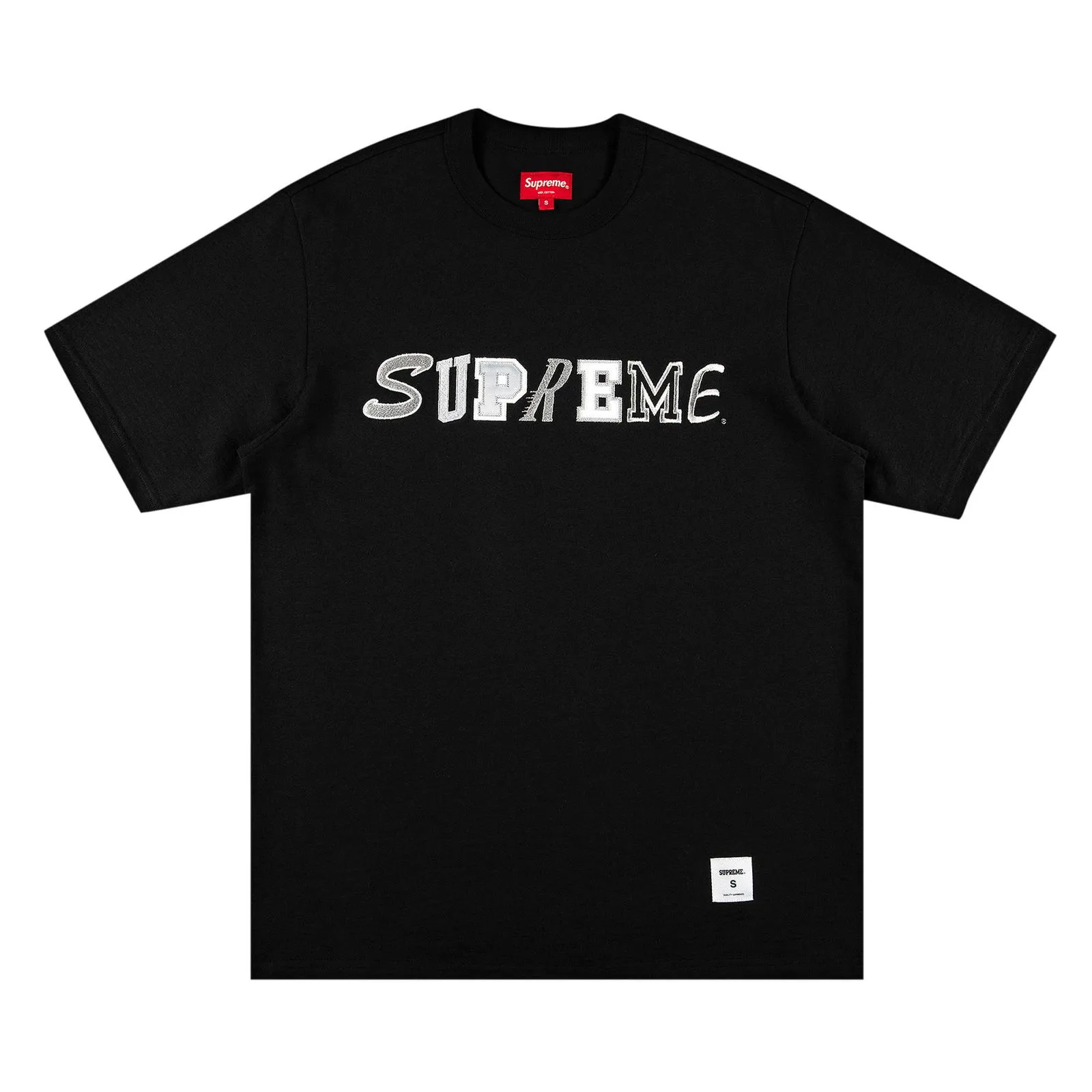 Supreme Collage Logo Short-Sleeve Top