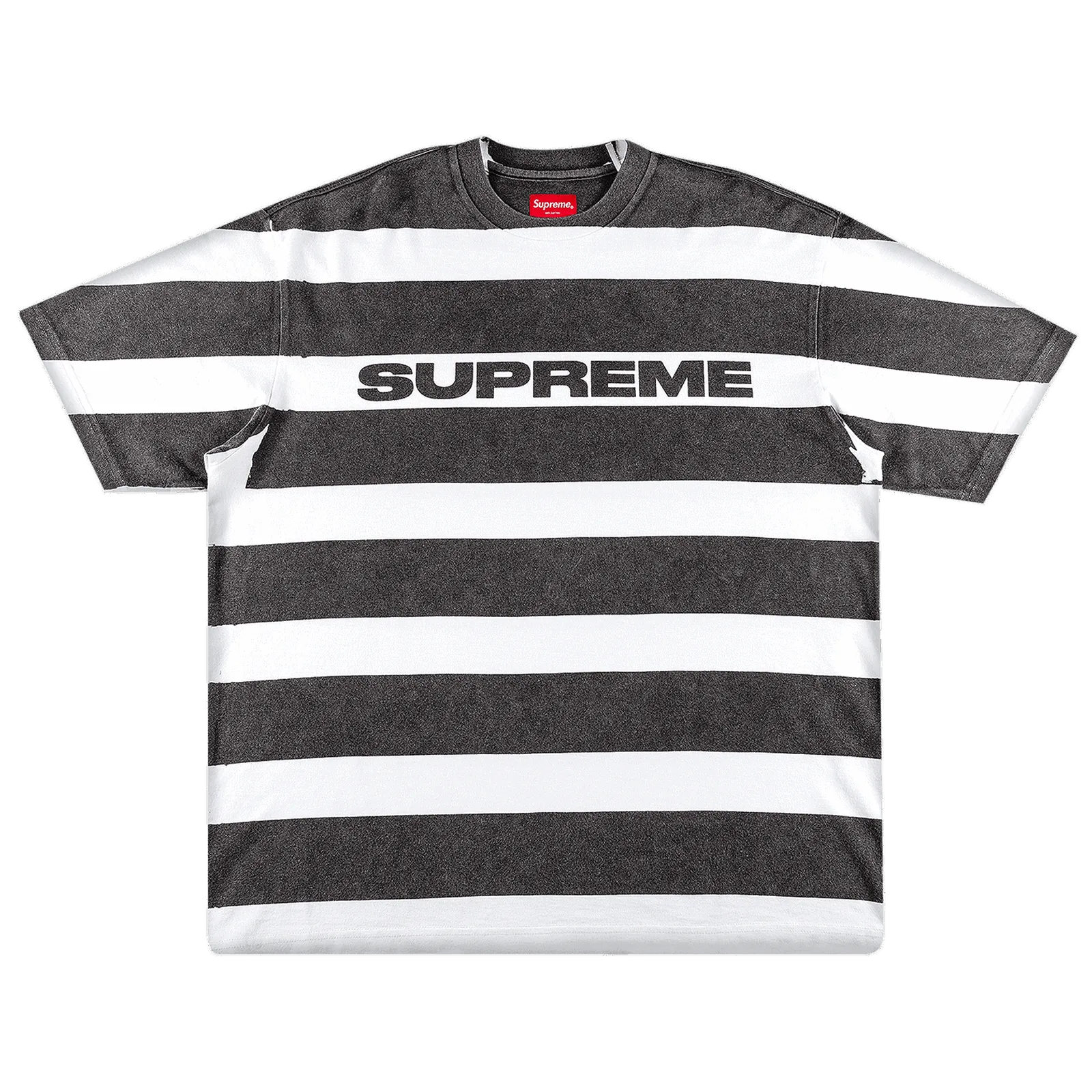 Supreme Printed Stripe Short-Sleeve Top