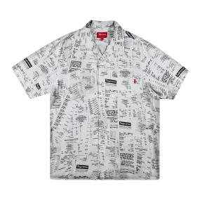 Supreme Receipts Rayon Short-Sleeve Shirt