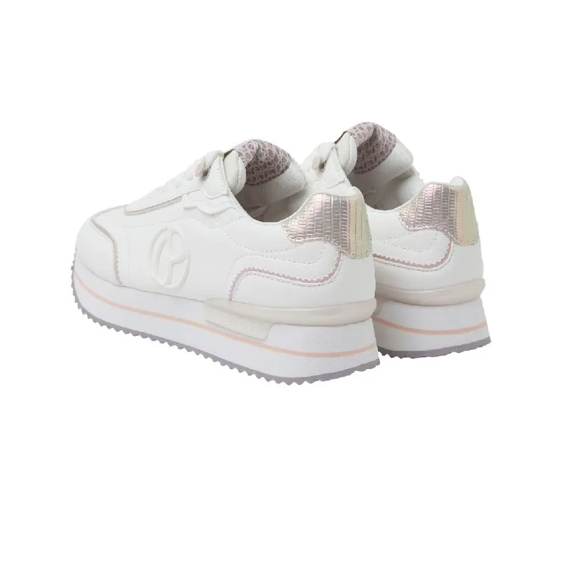 Tenis Pepe Jeans Mujer Rusper Charm  Blanco