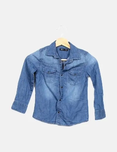 Tex Sobrecamisa denim casual