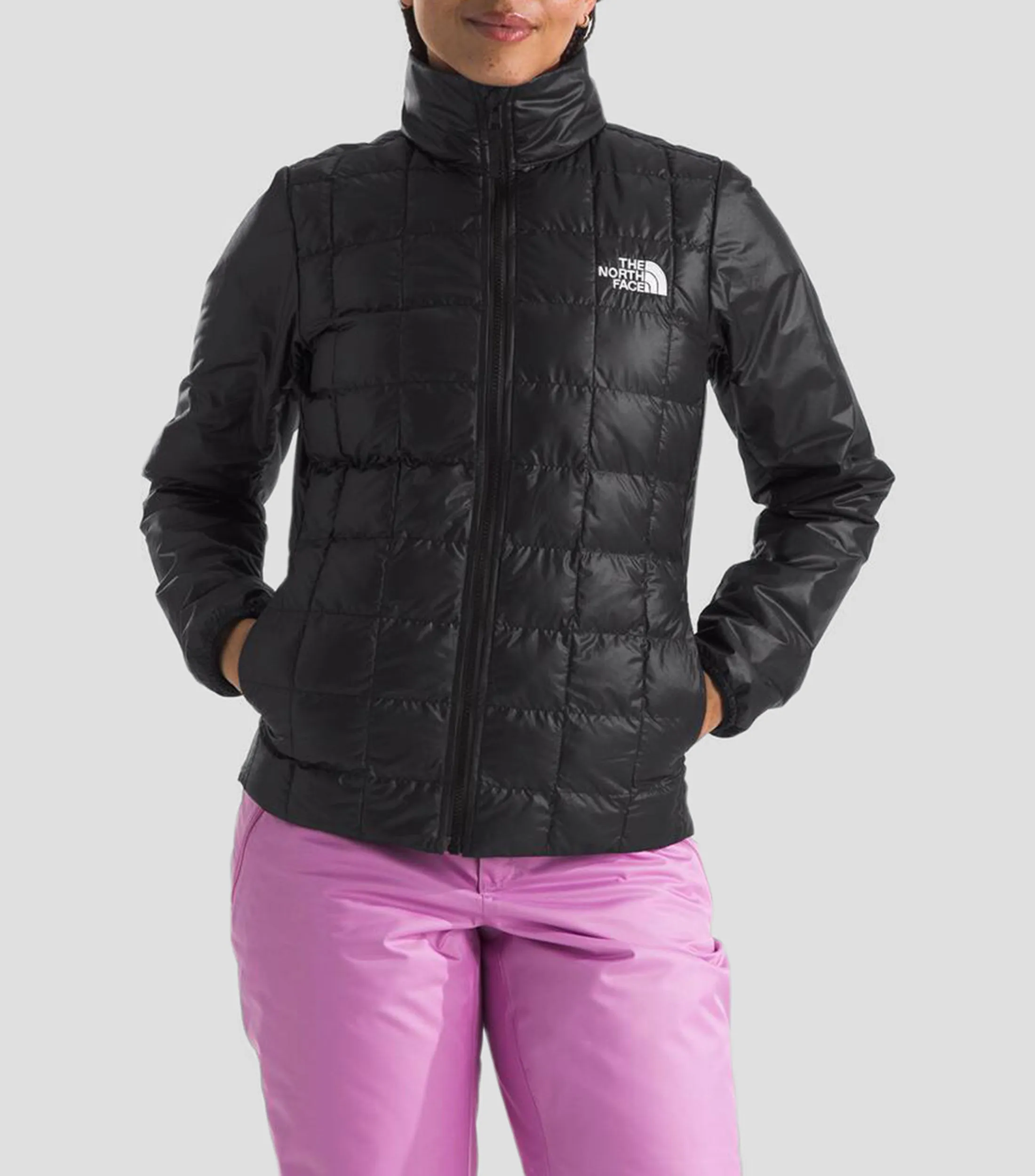 The North Face Chamarra con capucha para Snowboard ThermoBall Eco Snow Triclimate Mujer