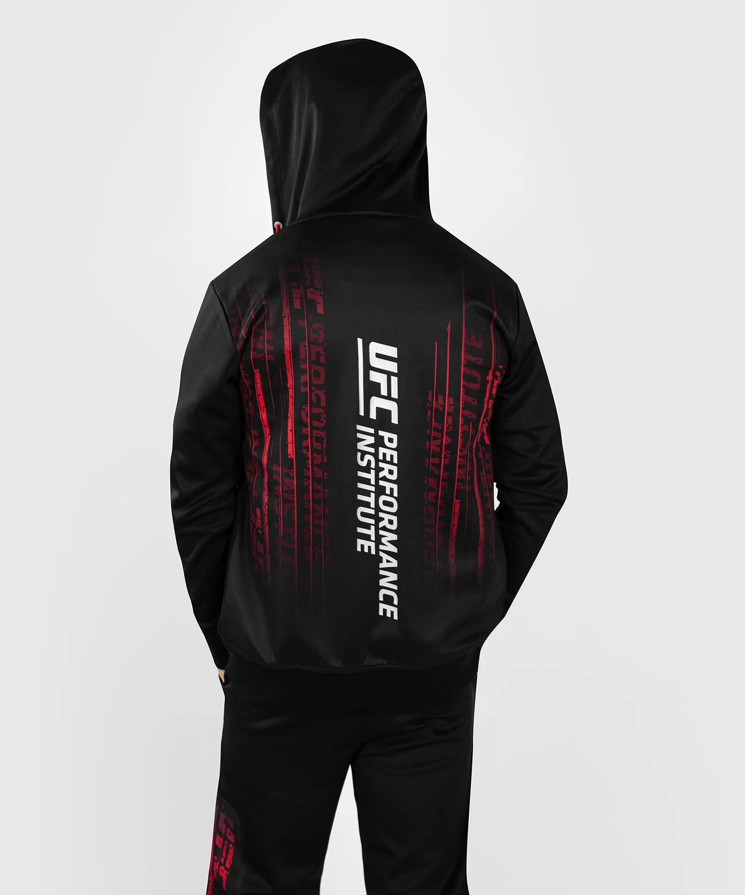 UFC Venum Performance Institute 2.0 Sudadera con cremallera para hombre - Negra/Roja