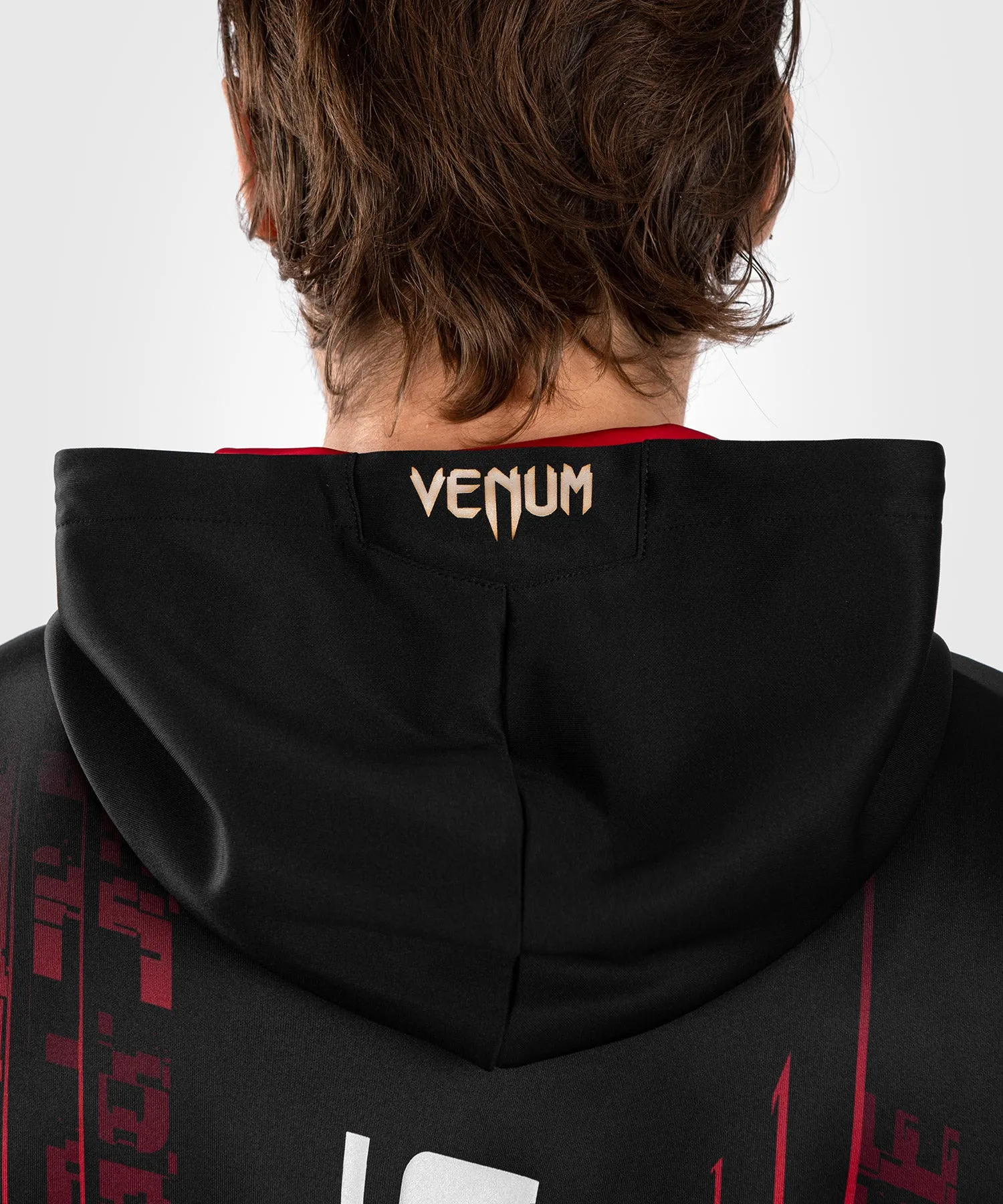 UFC Venum Performance Institute 2.0 Sudadera con cremallera para hombre - Negra/Roja