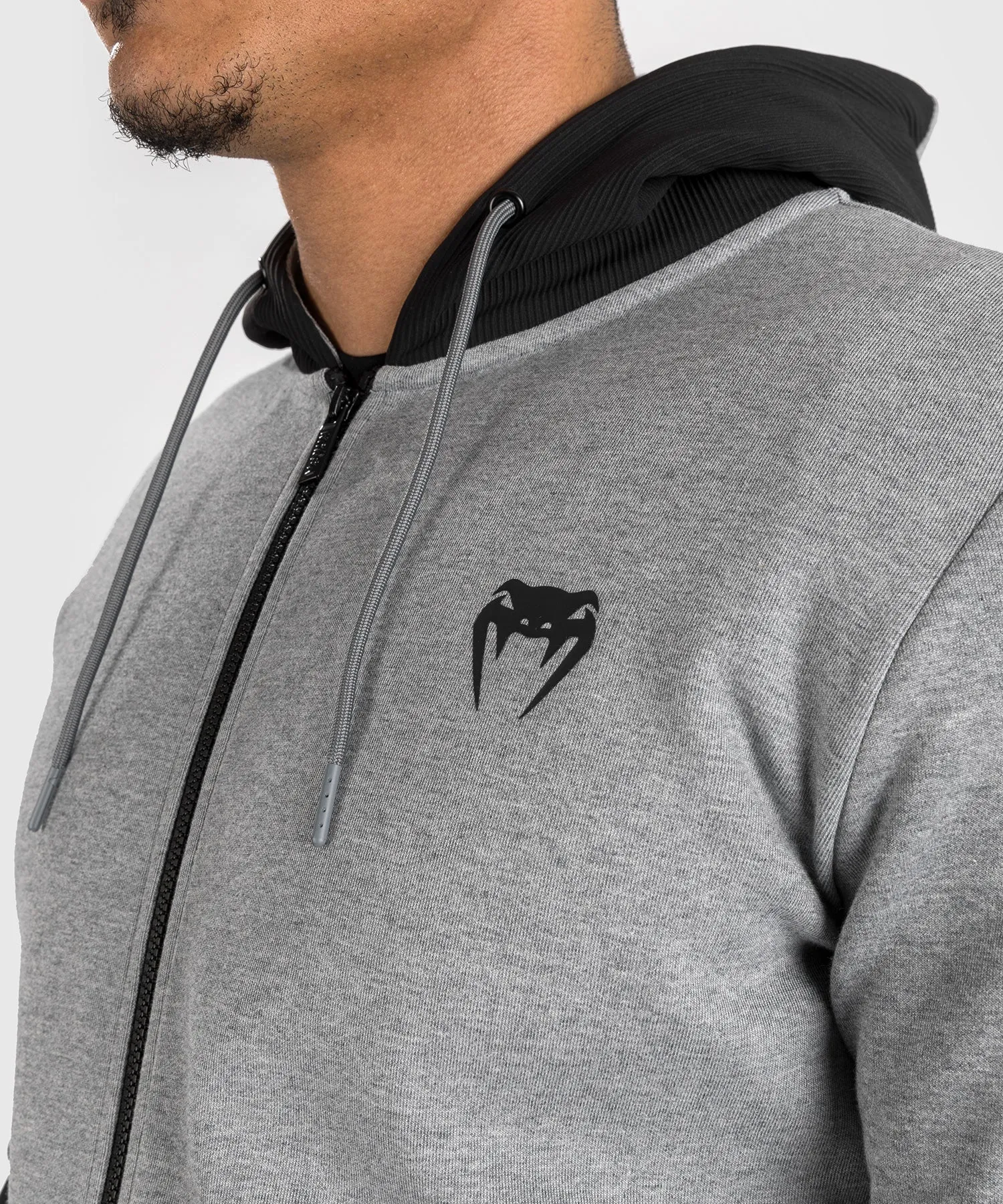 Venum Contender 4.0 Sudadera con capucha para hombre - Gris jaspeado/Negro