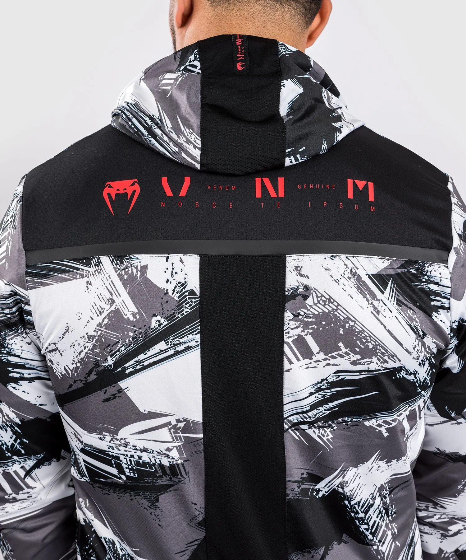 Venum Electron 3.0 Sudadera con capucha - Gris/Rojo