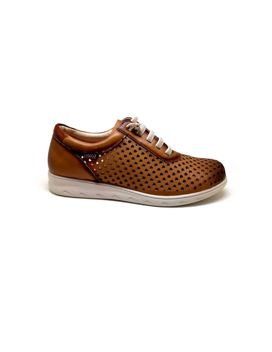 VIRUCCI ZAPATO CALADO VR2501 MARRÓN