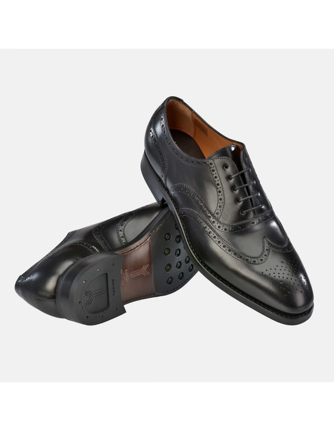 YANKO Zapato hombre Blucher con cordones Piel