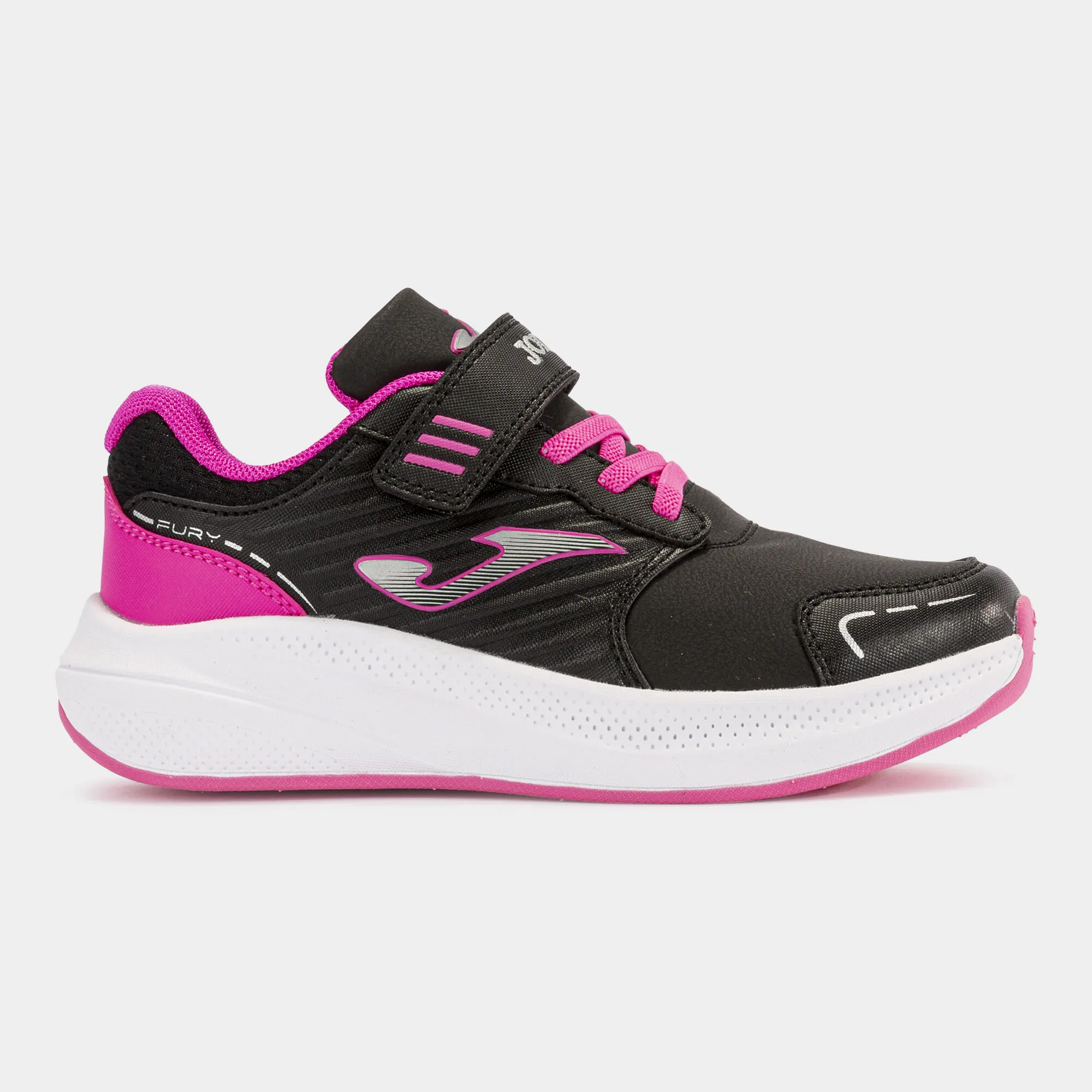 Zapatillas casual Fury Jr 24 junior negro fucsia