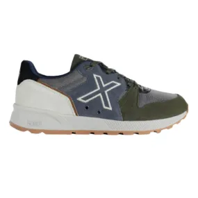 Zapatillas Casual Hombre MUNICH 1030 74. Azul-Verde