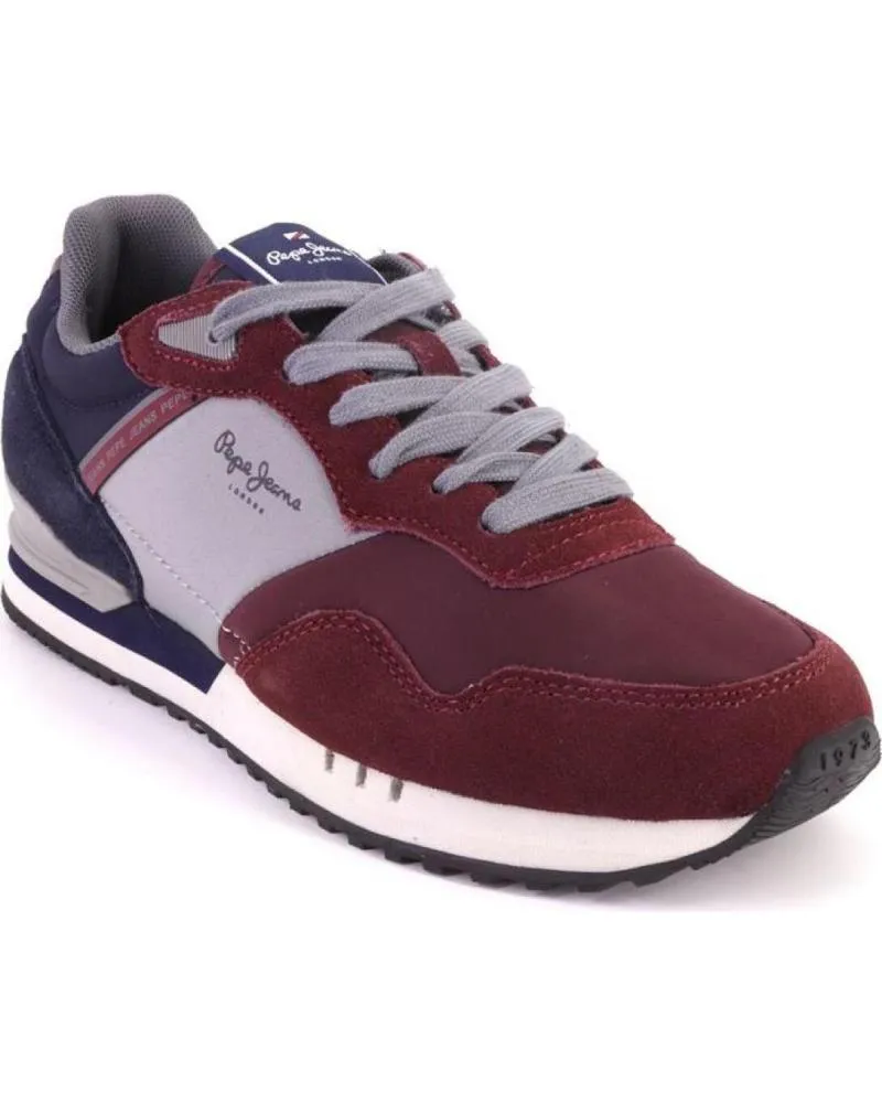 Zapatillas deporte PEPE JEANS  de Hombre PMS30989 ZAPATILLAS CASUAL DE HOMBRE  BURDEOS