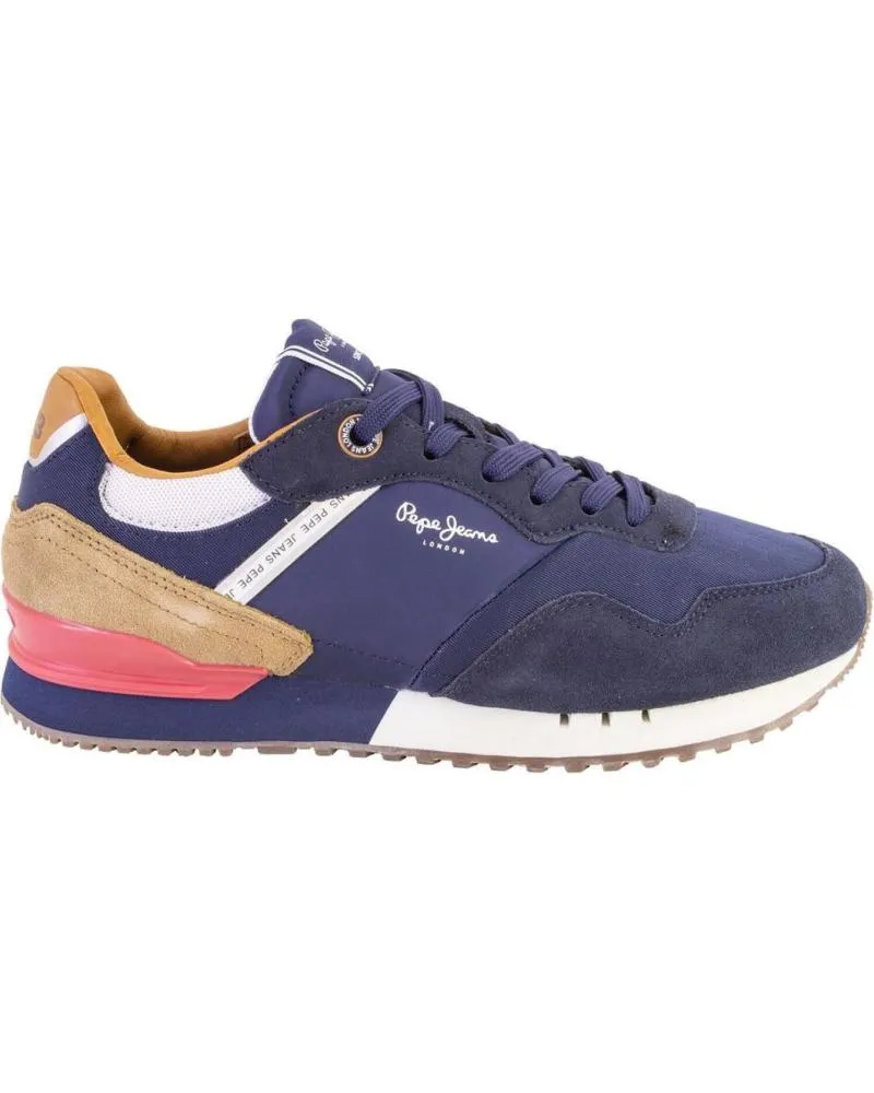 Zapatillas deporte PEPE JEANS  de Hombre PMS40018 ZAPATILLAS CASUAL DE HOMBRE  AZUL MARINO