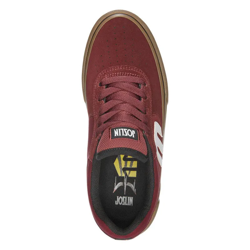 Zapatillas Etnies: Joslin Vulc (Burgundy Gum)