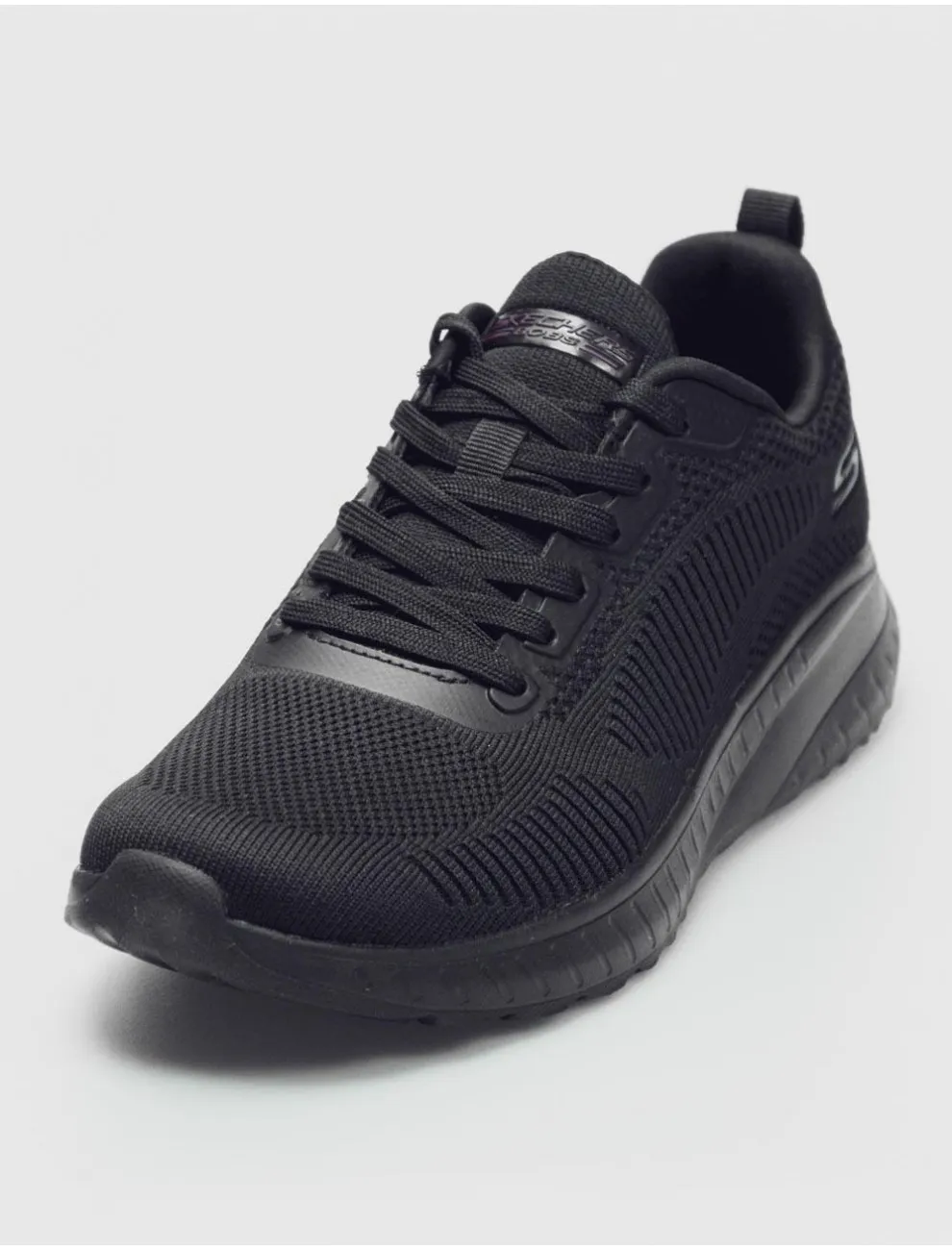 Zapatillas Skechers Bobs Sport Squad - Tough Talk Negro