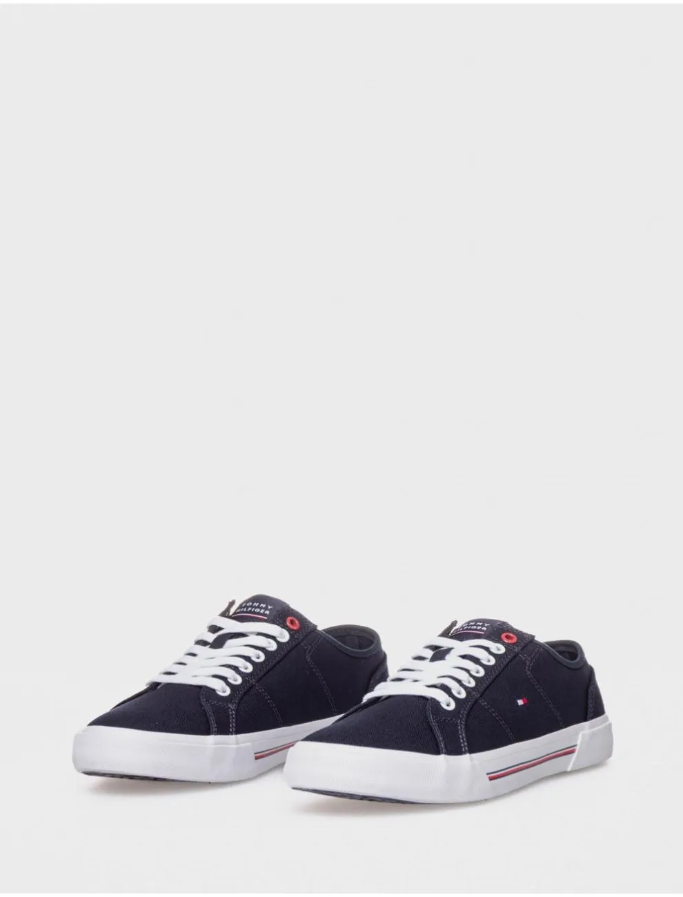 Zapatillas Tommy Hilfiger Core Corporate Vulc Canvas Marino