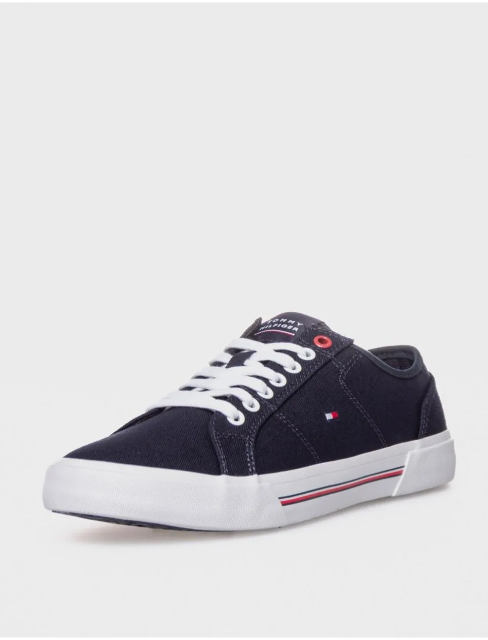 Zapatillas Tommy Hilfiger Core Corporate Vulc Canvas Marino