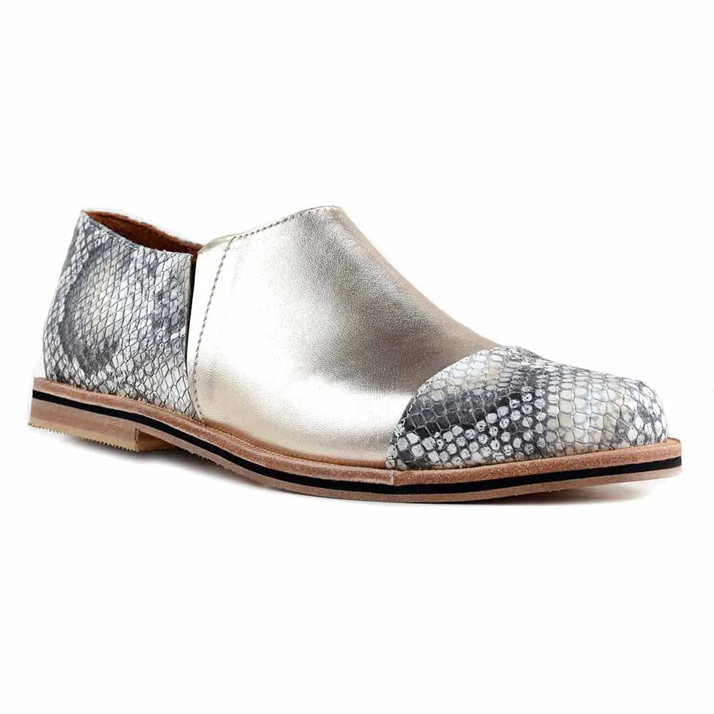 ZAPATO ASHA PLATINO