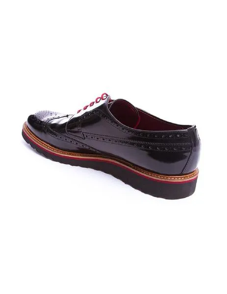 zapato bossi picado negro