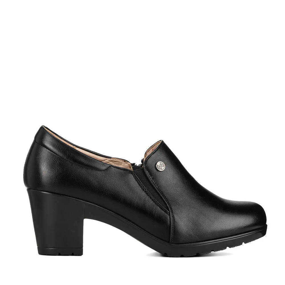 Zapato Negro Formal Mujer Weide Jml02