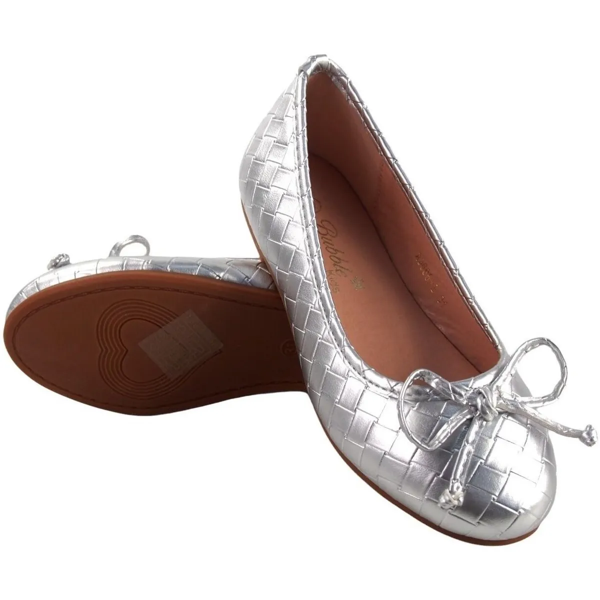 Zapato niña  a3686 plata