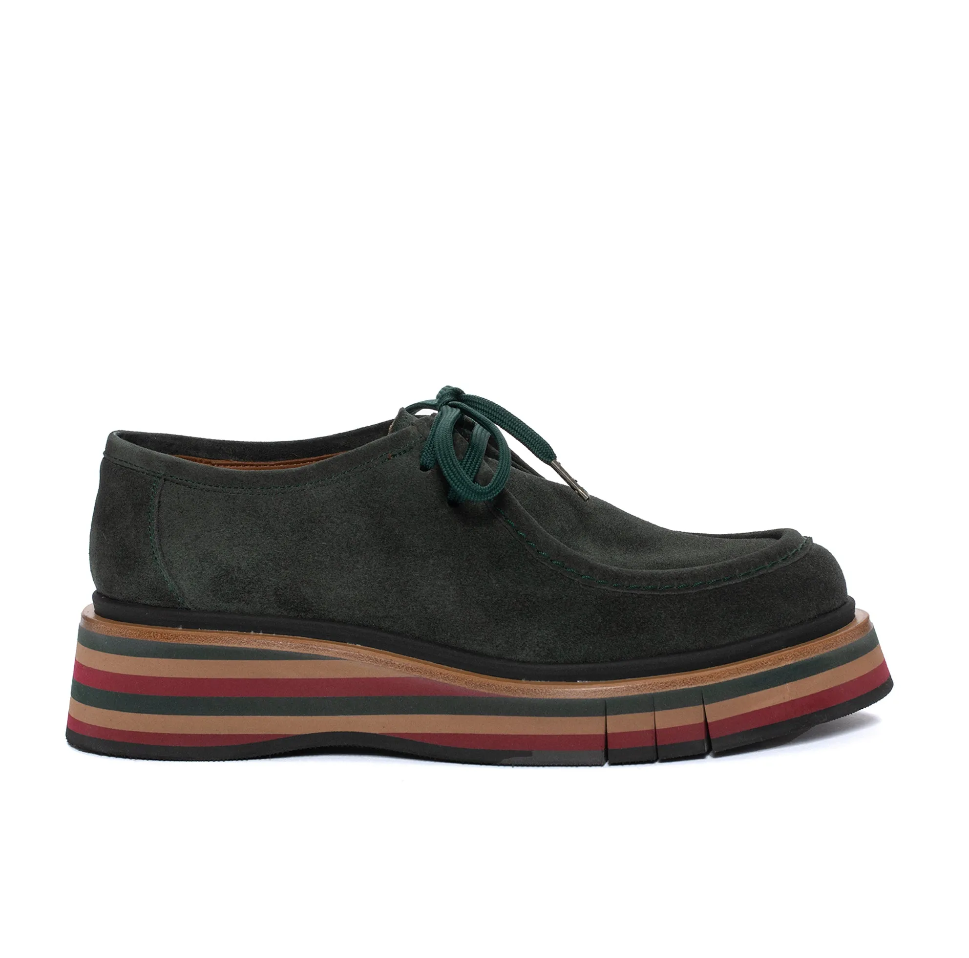 ZAPATO PLATAFORMA ALICE VELOUR BOSQUE