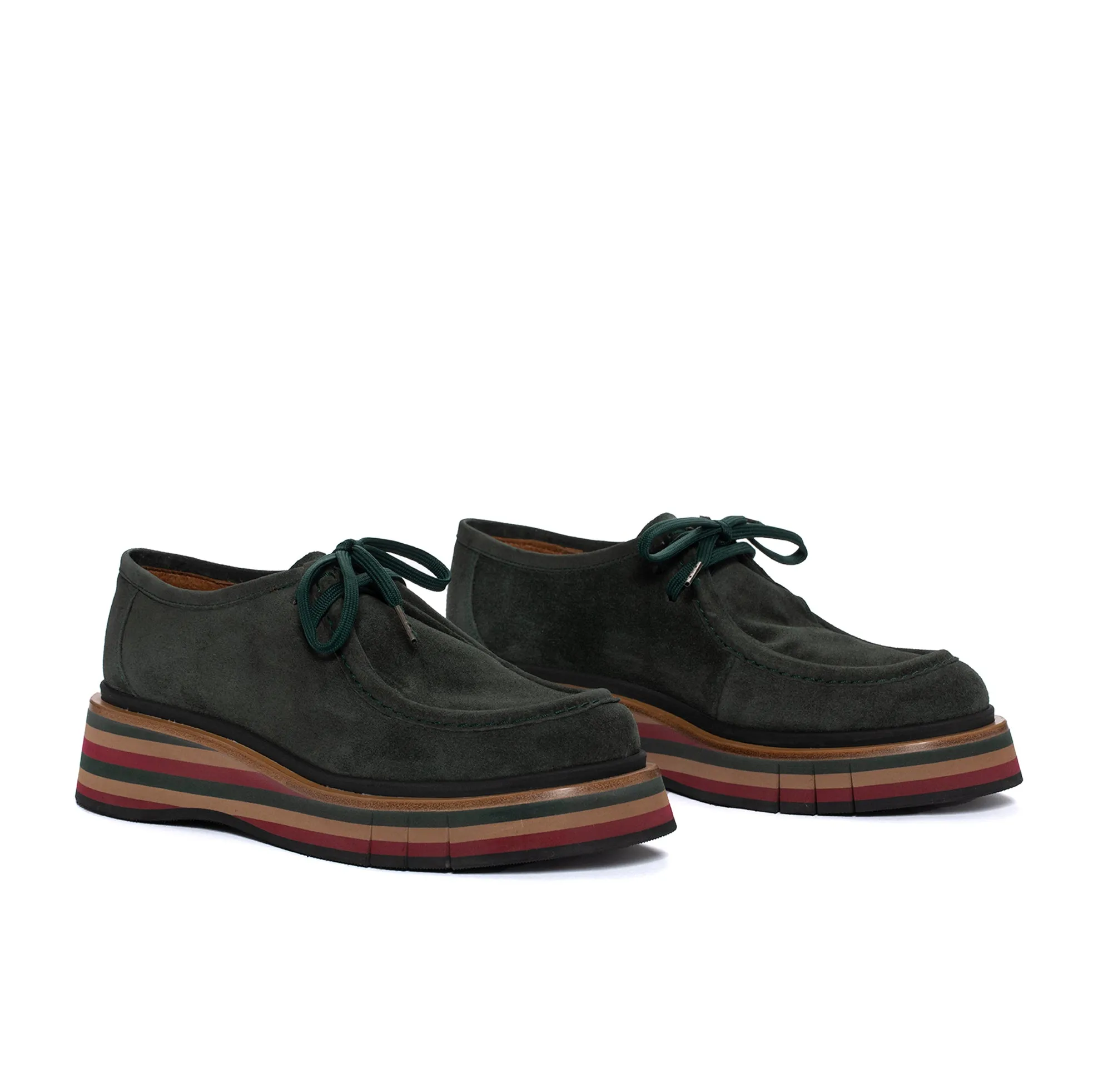 ZAPATO PLATAFORMA ALICE VELOUR BOSQUE