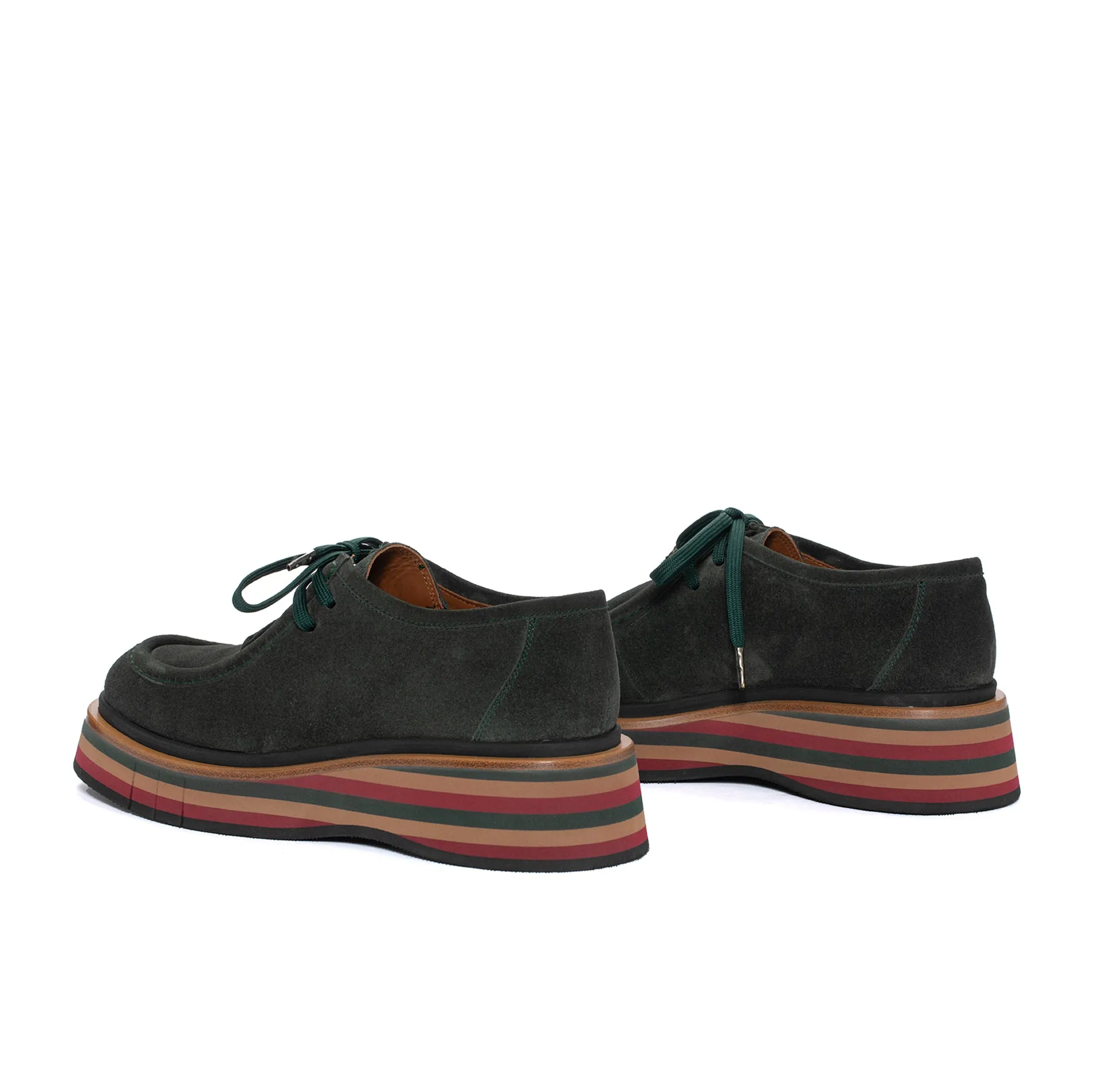 ZAPATO PLATAFORMA ALICE VELOUR BOSQUE