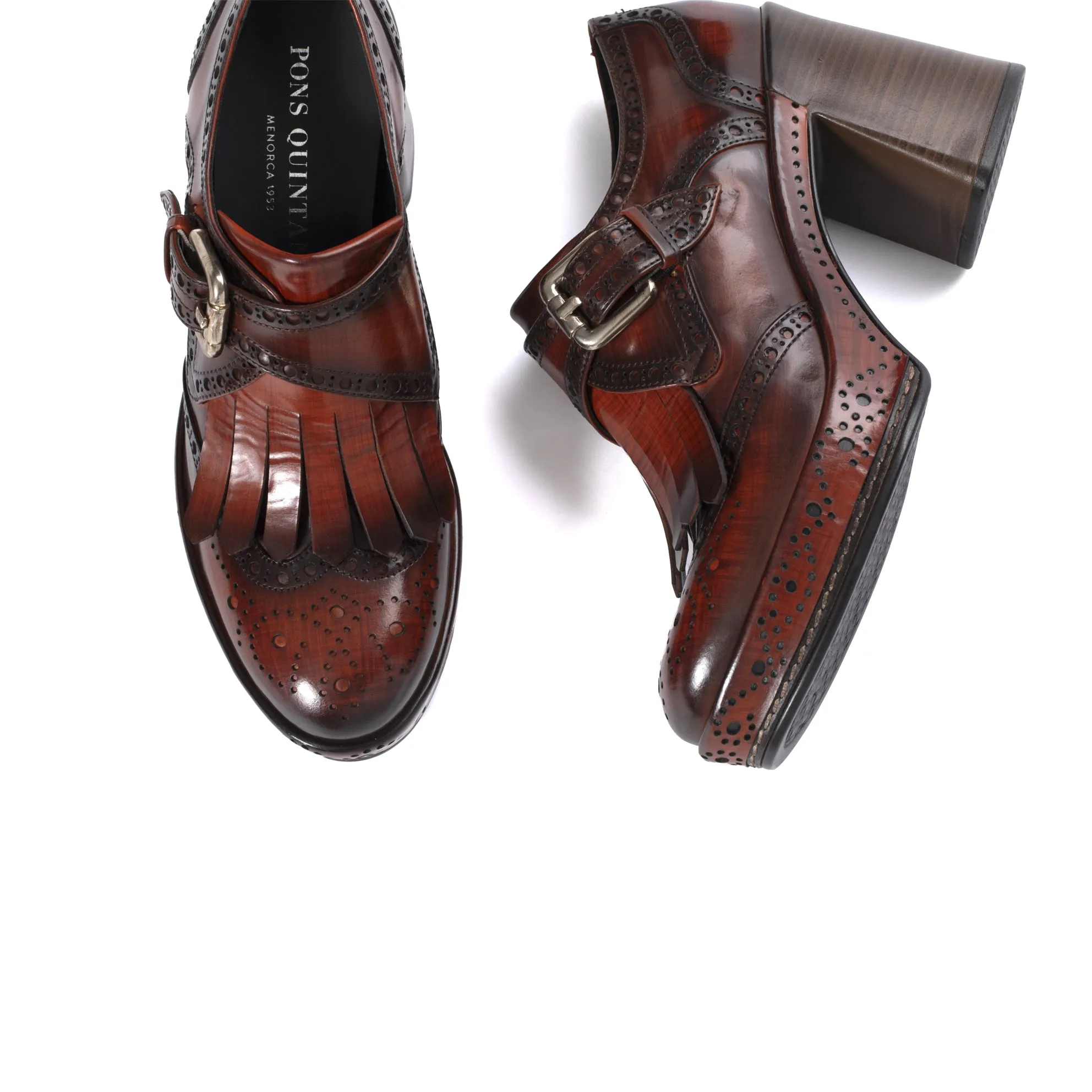 ZAPATO TACON AROA NEPAL BRANDY