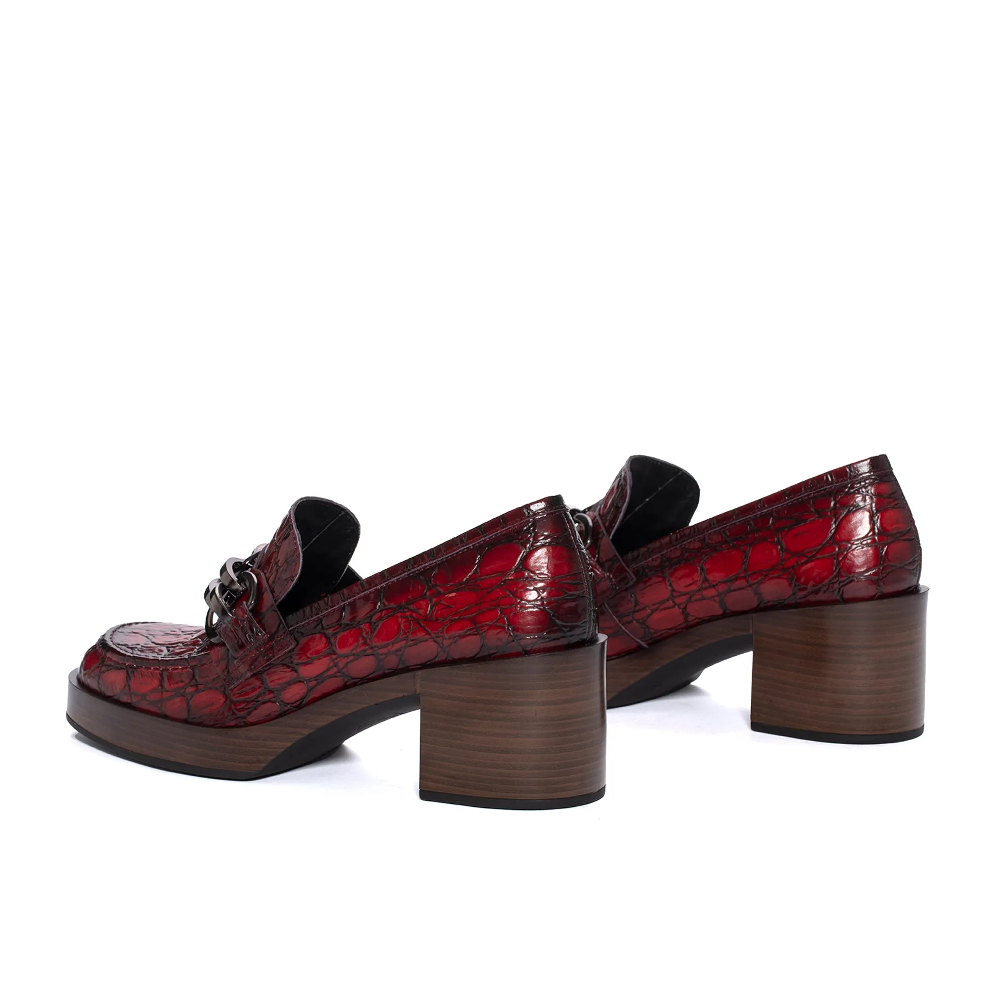 ZAPATO TACON CRISTIN COCONUT CHERRY