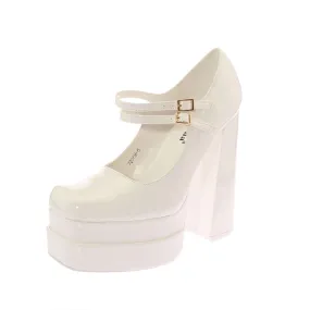 Zapato Terraplen Blanco Andarina Art. 57205h5blanco