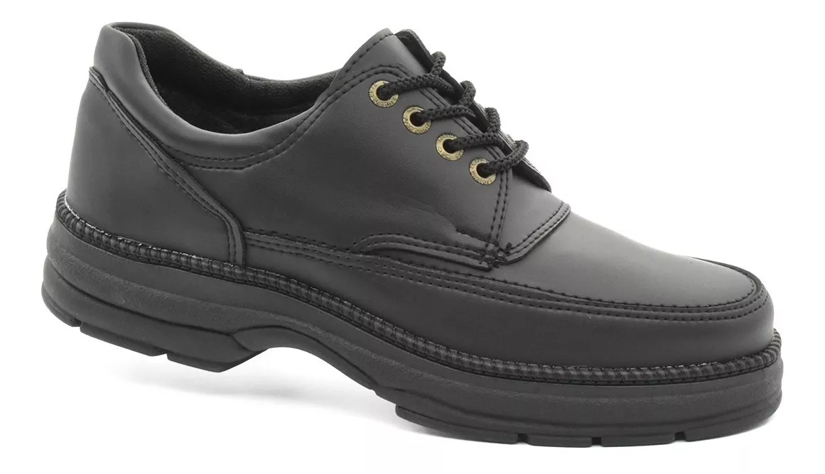 Zapato Urbano Ecocuero Comfort Hombre Cocido Free 910 