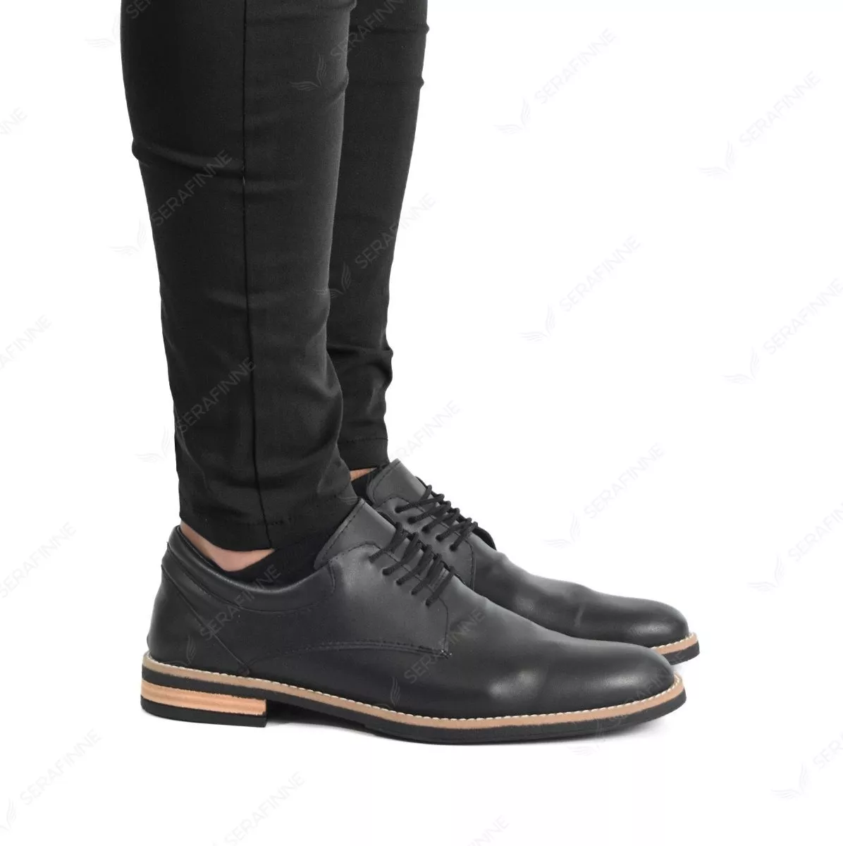 Zapato Vestir Urbano Hombre Cosido Serafinne 101