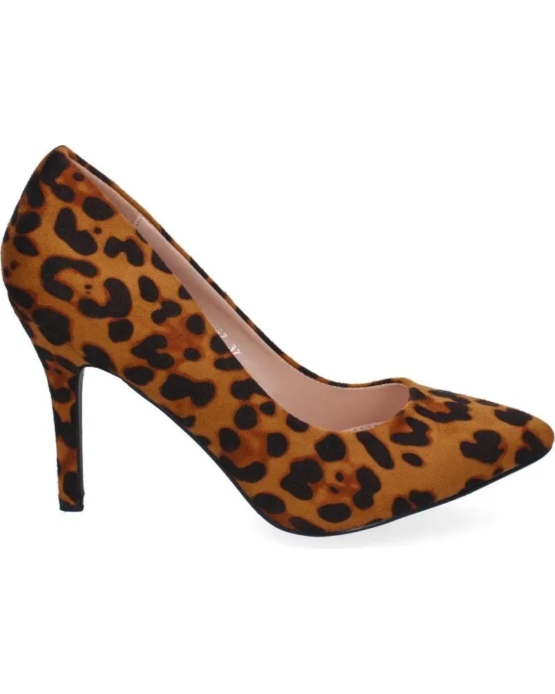 Zapatos de tacón PUNTOSALAO  de Mujer ZAPATOS DE TACON MEDIO DE VESTIR ESTAMPADO ANIMAL LEOPARDO P  VARIOS COLORES